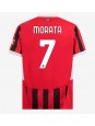 Moški Nogometna dresi replika AC Milan Alvaro Morata #7 Domači 2024-25 Kratek rokav